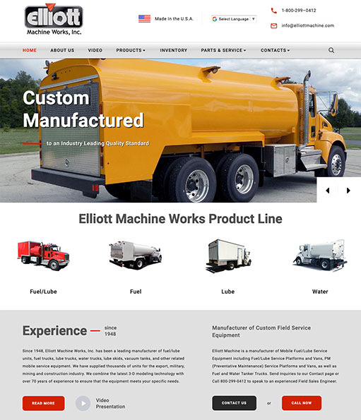 Galion website design